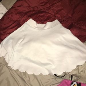 White skirt